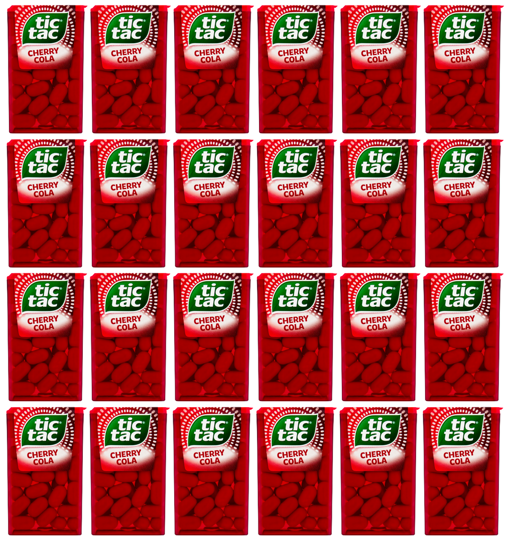 24 x Tic Tac Cherry Cola T1 Case 18Gm