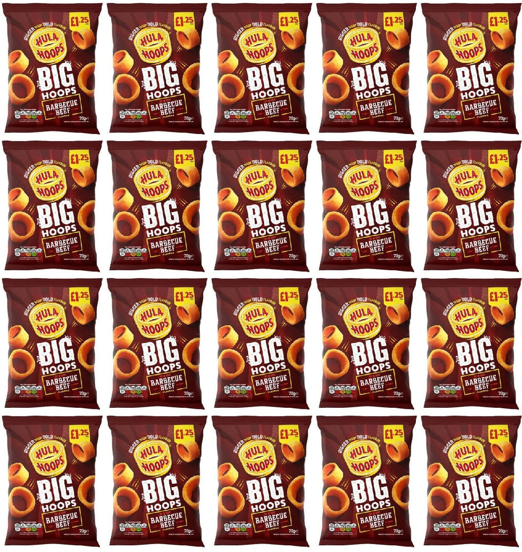 20 x Kp Big Hoops Bbq Beef - 70GM