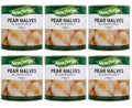 6 x Newforge Pear Halves In Light Syrup 2.5Kg
