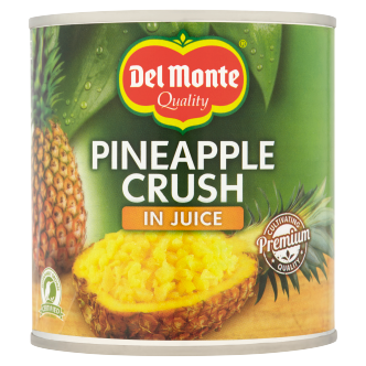 12 x Del Monte Pineapple Crushed In Juice 432Gm