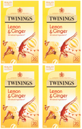 4 x Twinings Infusions Lemon & Ginger 20