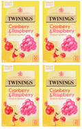 4 x Twinings Infusions Cranberry & Raspberry 20