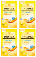4 x Twinings Infusions Camomile & Honey 20