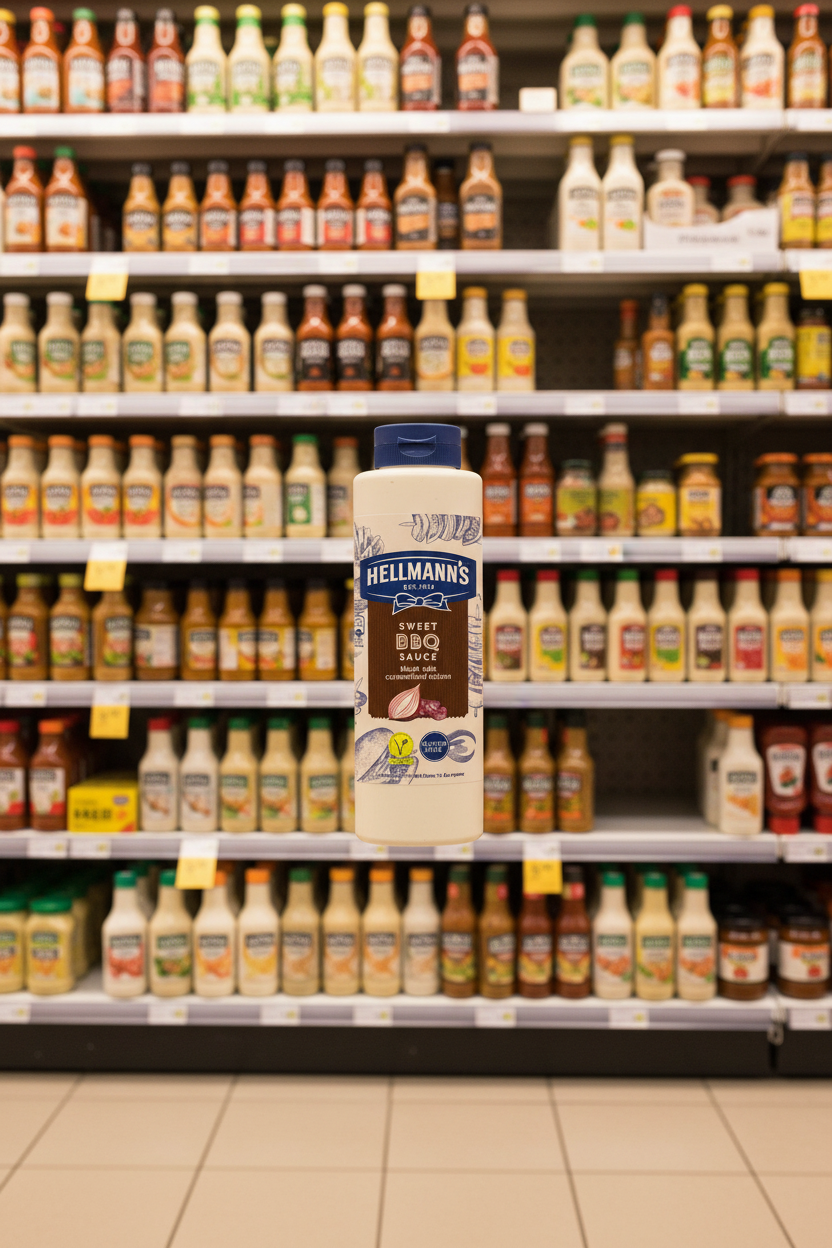 Hellmanns Sweet Bbq Sauce 950G 850ml