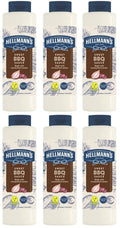 6 x Hellmanns Sweet Bbq Sauce 950G 850ml