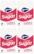 4 x Gem Caster Sugar 3Kg