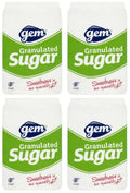 4 x Gem Granulated Sugar 3Kg