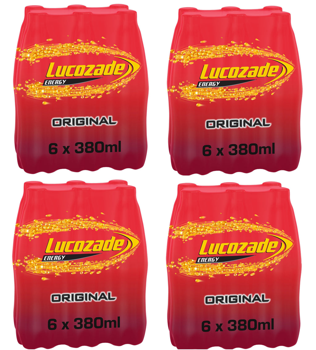 24 x Lucozade Energy Original 380Ml