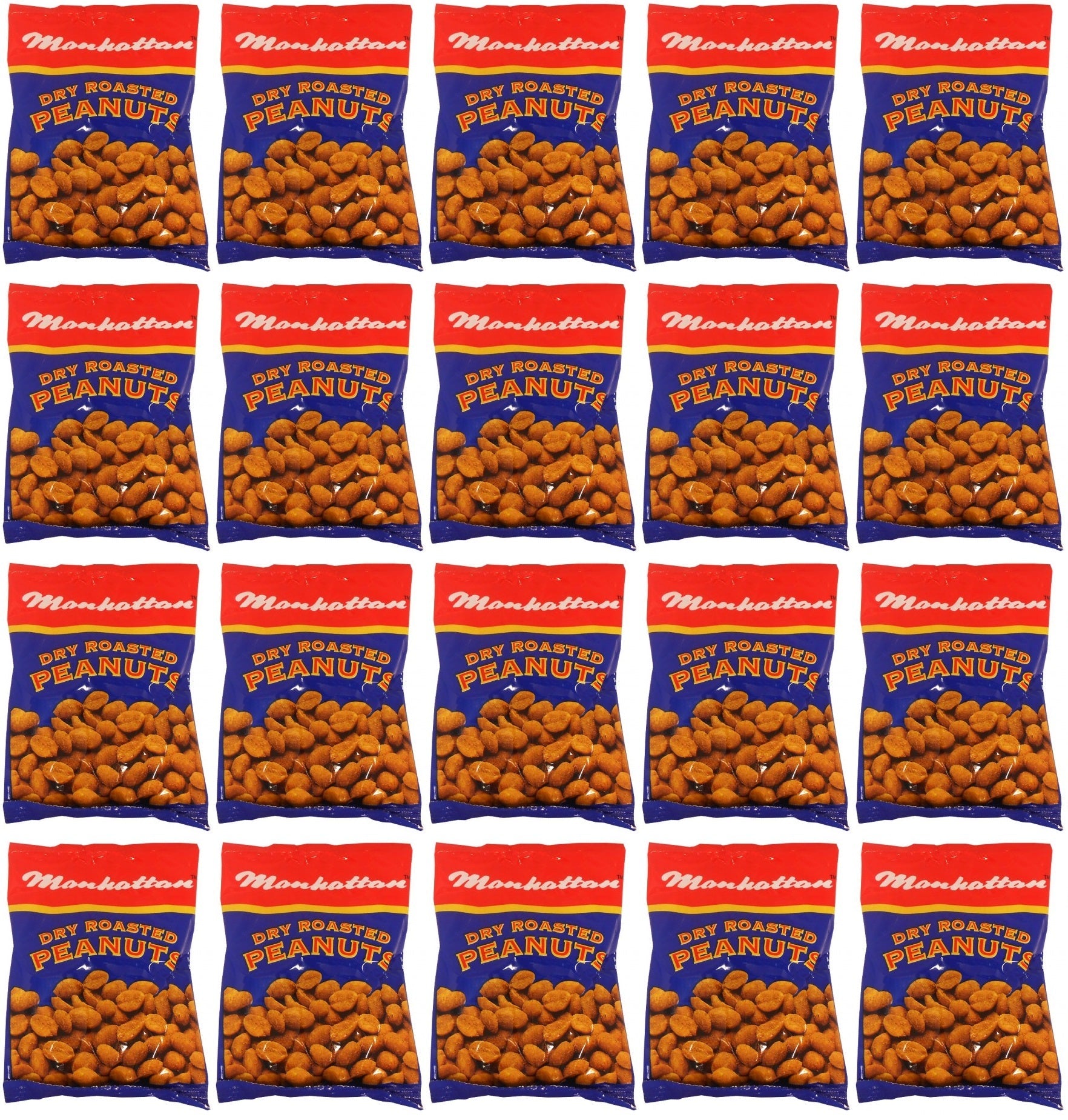 20 x Manhattan Peanut Dry Roast 40g