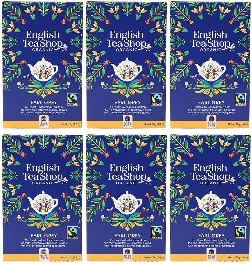 6 x English Tea Shop Earl Grey - 20Bags