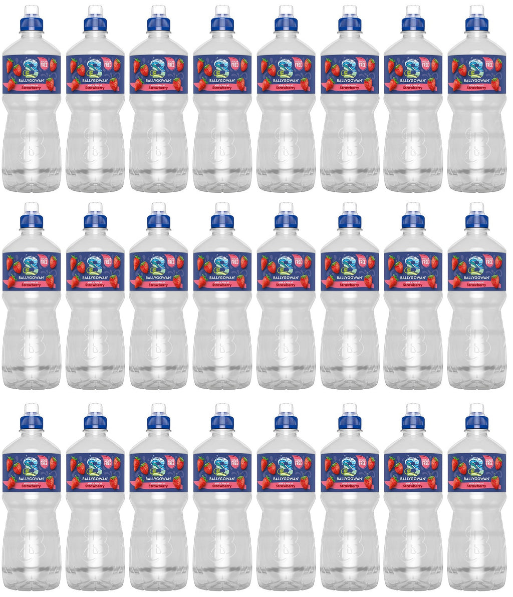 24 x Ballygowan Hint Of Fruit Strawberry 500Ml