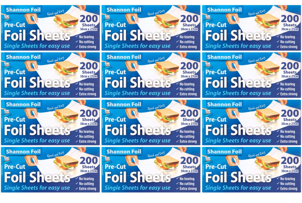 12 x Shannon Pre-Cut Foil 200 Sheets