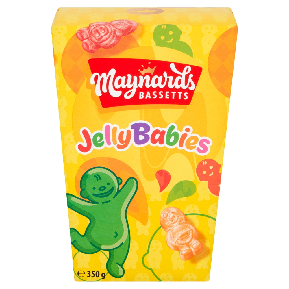 6 x Maynards Bassetts Jelly Babies Sweets Carton - 300GM