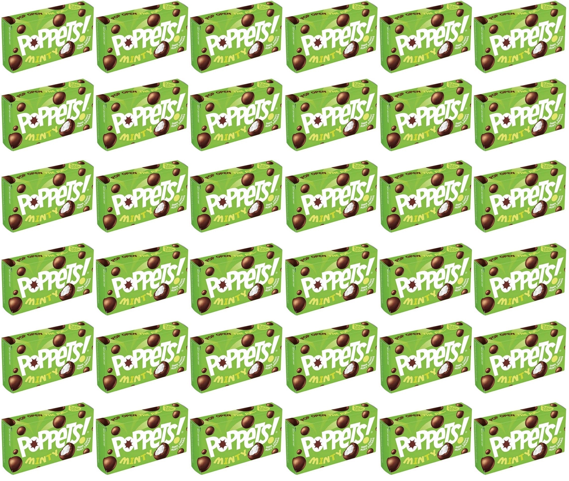 36 x Poppets Mint Creams - 39G