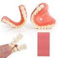 Denture DIY Full Set: Top & Bottom Fake Teeth Kit | Improve Your Smile 0806-1