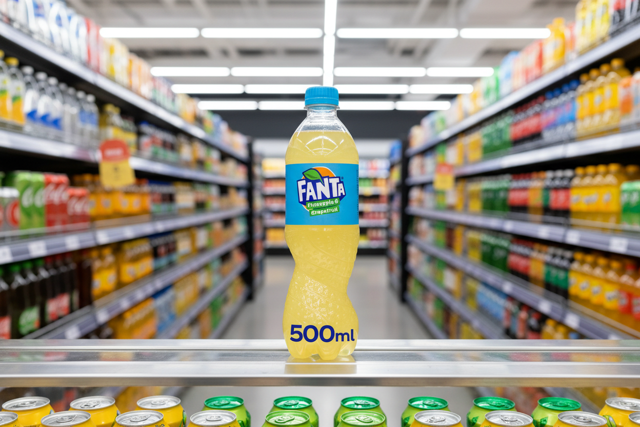 24 x Fanta Pineapple & Grapefruit 500Ml