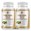 Lukaree 10-in-1 Cortisol Supplements – KSM-66 Ashwagandha + L-Theanine, 120 Caps (2 Pack)