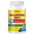 10-in-1 Magnesium Complex 500mg Glycinate, Citrate & Malate - Vitamin D3 & Zinc - 120 Capsules
