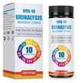 10-in-1 Urine Test Strips - 120 CT | Comprehensive Urinalysis for LEU, NIT, URO, PRO, pH, KET, BIL, SG, Calcium, and Microalbumin | Home Urinalysis Test Strips for Bladder and Urinary Tract Infections