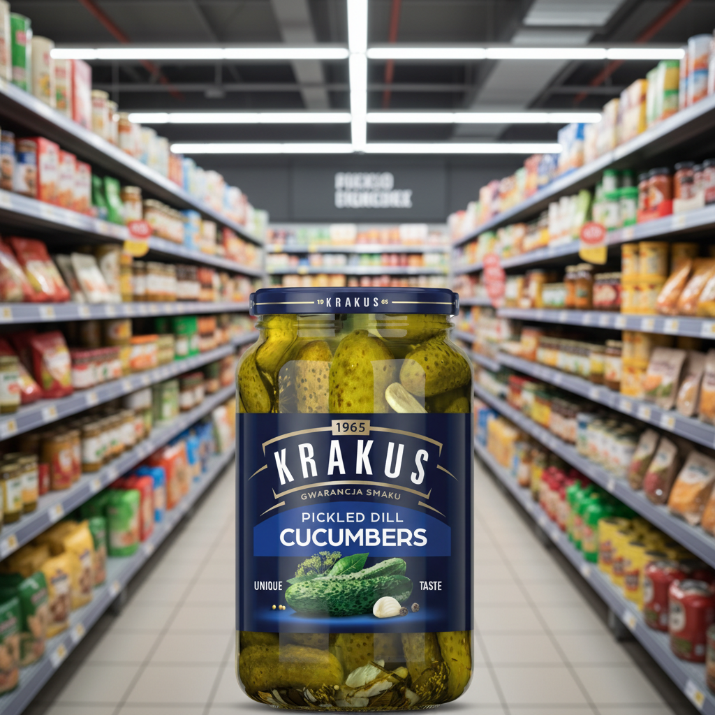 Krakus Pickled Dill Cucumbers - 920g