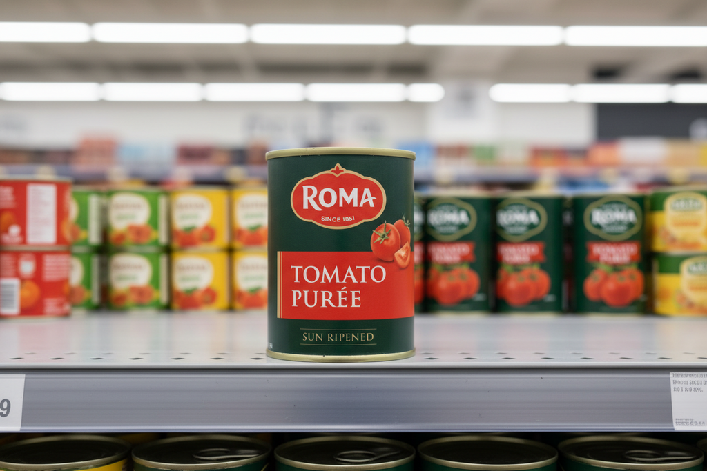 24 x Roma Tomatoe Puree Tin - 150G