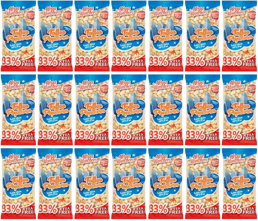 21 x Mega Munchers Toffee Popcorn 200G