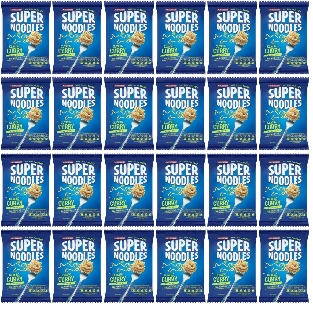 24 x Mcdonnells Super Noodles Classic Curry Flavour 85G