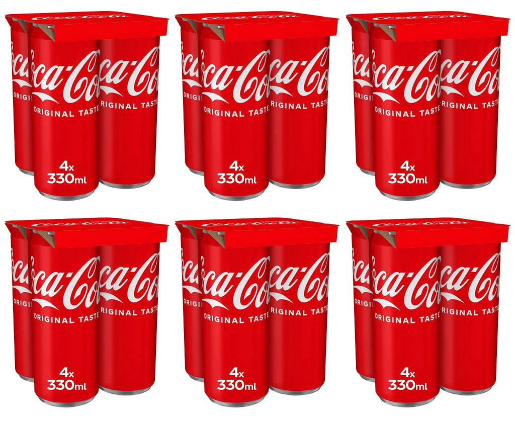 6 x Coca-Cola Zero Sugar 4 X 330Ml