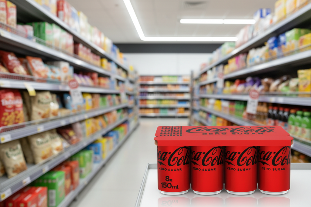3 x Coca-Cola Mini Zero Sugar 8 X 150Ml