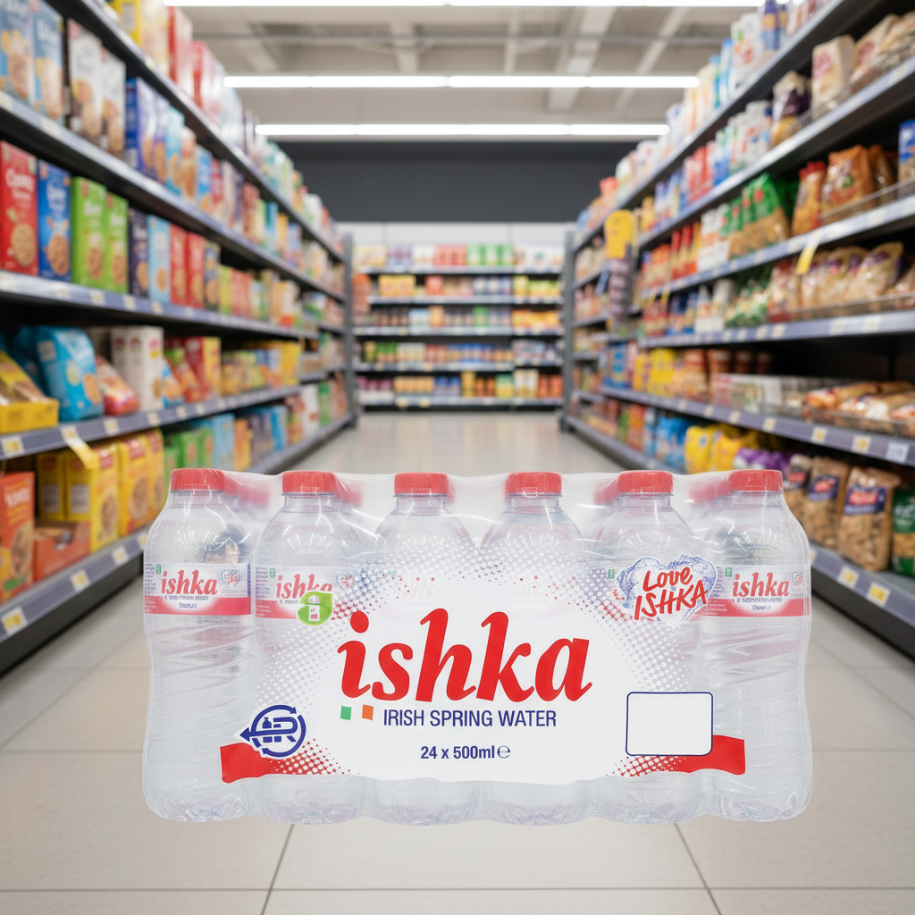 24 x Ishka Sports Irish Spring Water 500Ml