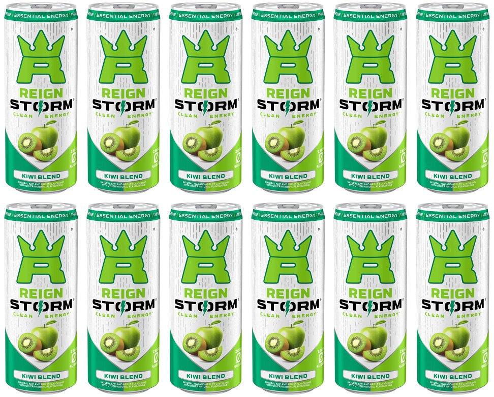 12 x Reign Storm Kiwi Blend 355Ml