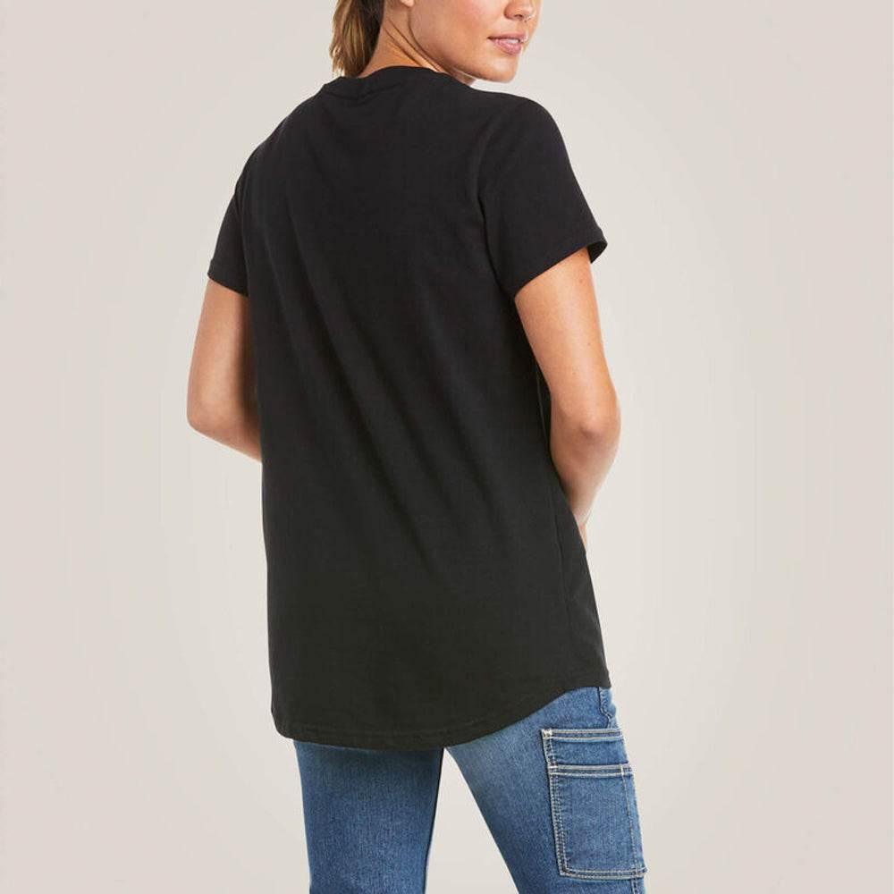 Ariat 10048733 Women's Rebar Cotton Strong V-Neck T-Shirt