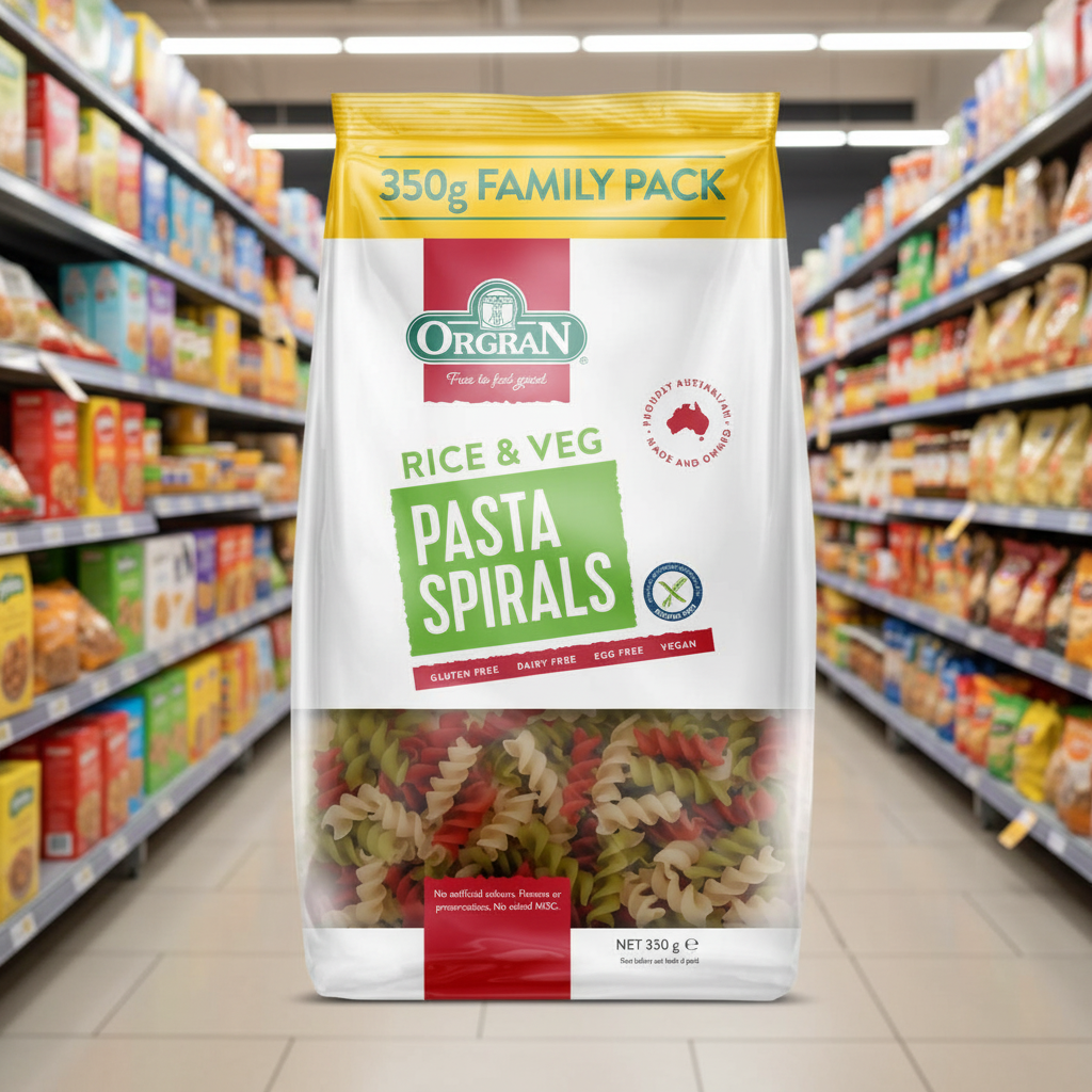 Orgran Vegetable & Rice Spirals - 350g