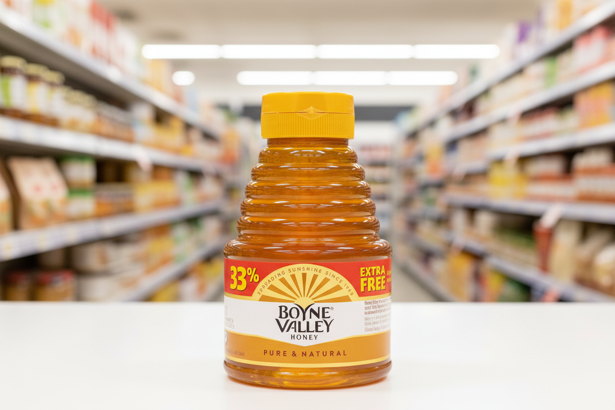 6 x Boyne Valley Honey 340G + 33% Extra Free Squeezy