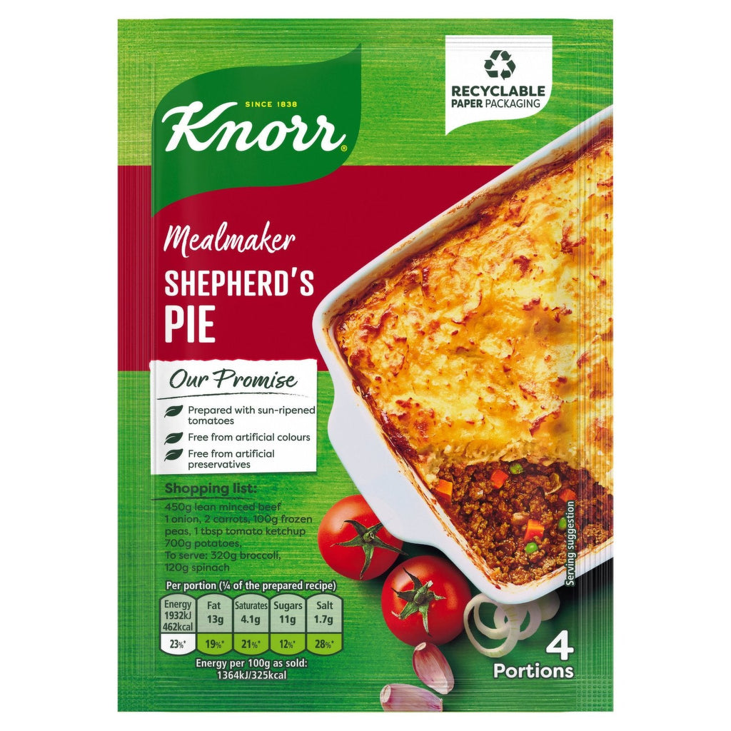 16 x Knorr Mealmaker Shepherds Pie 42G