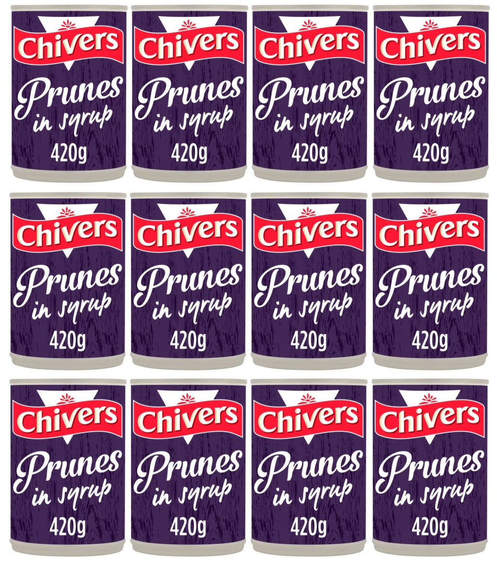 12 x Chivers Prunes In Syrup 420G