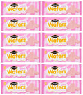 12 x Jacobs Wafers Pink Cream Filled Sandwich 100G