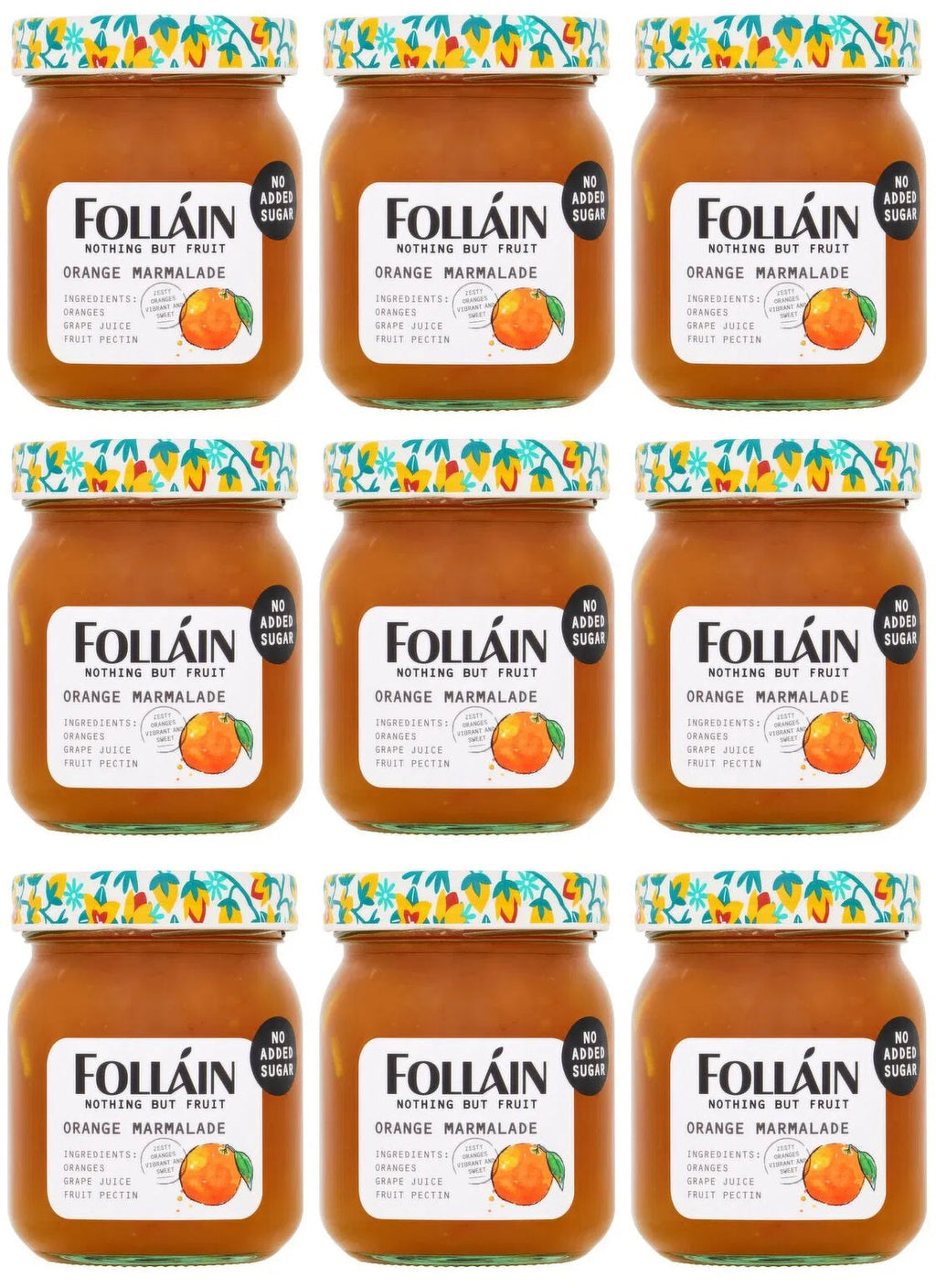 9 x Folláin Orange Marmalade 340G