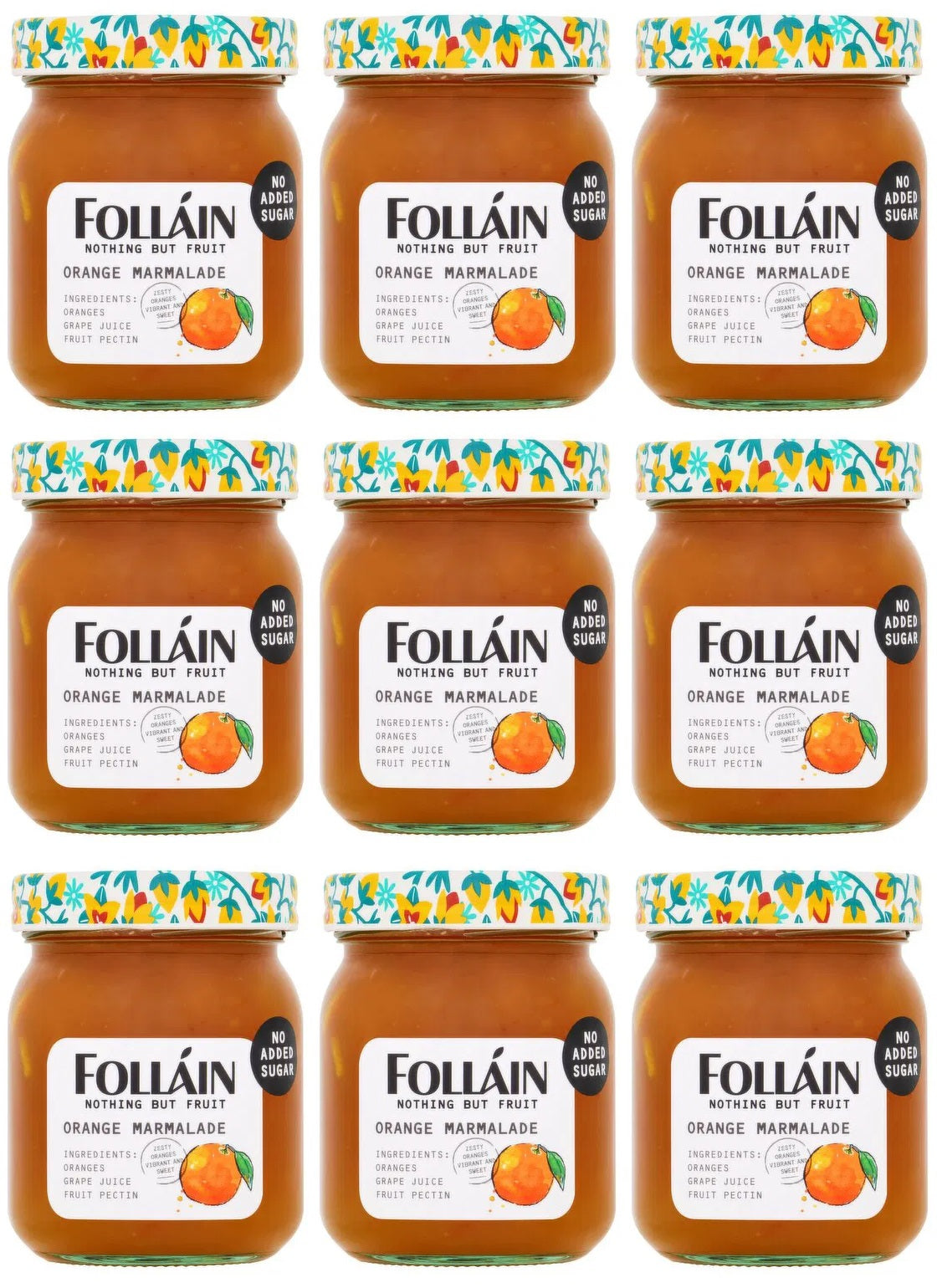 9 x Folláin Orange Marmalade 340G