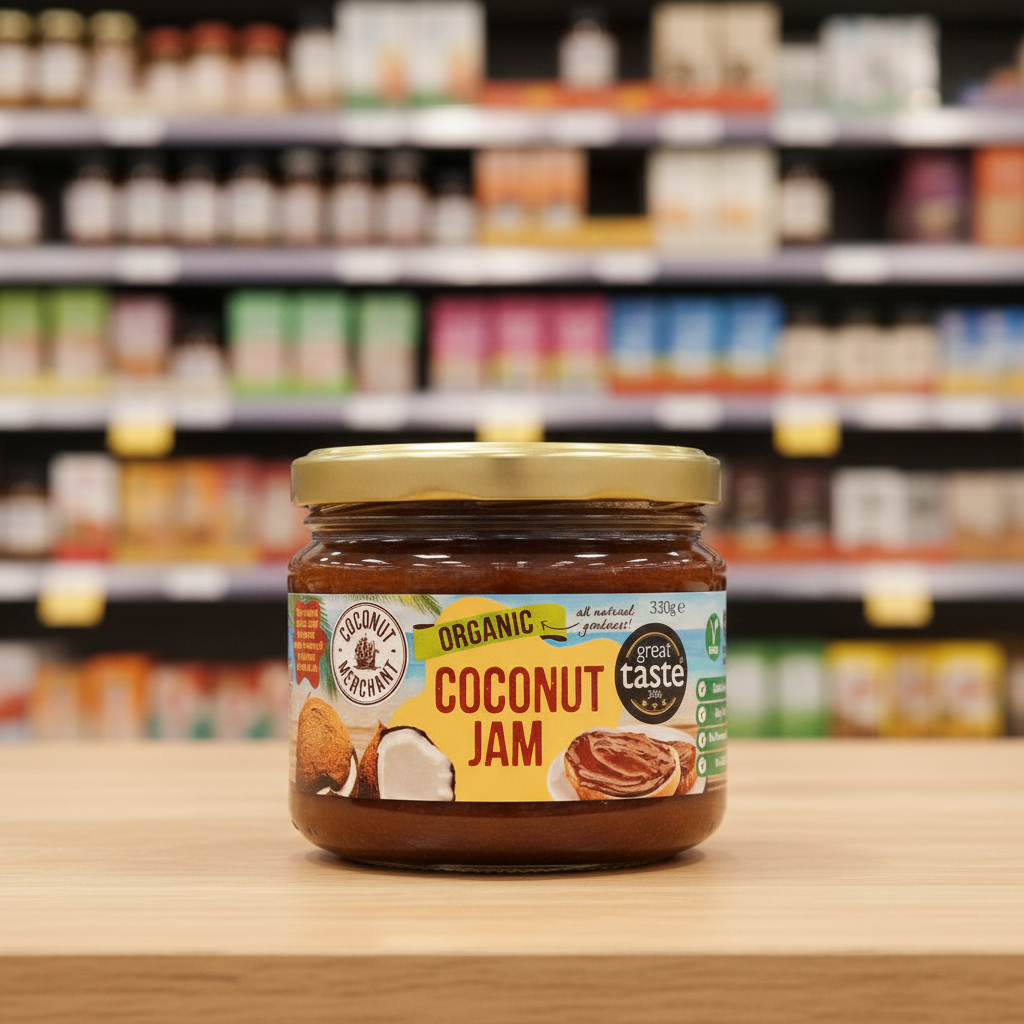 Coconut Merchant Organic Coconut Jam with Cacao - 330ml