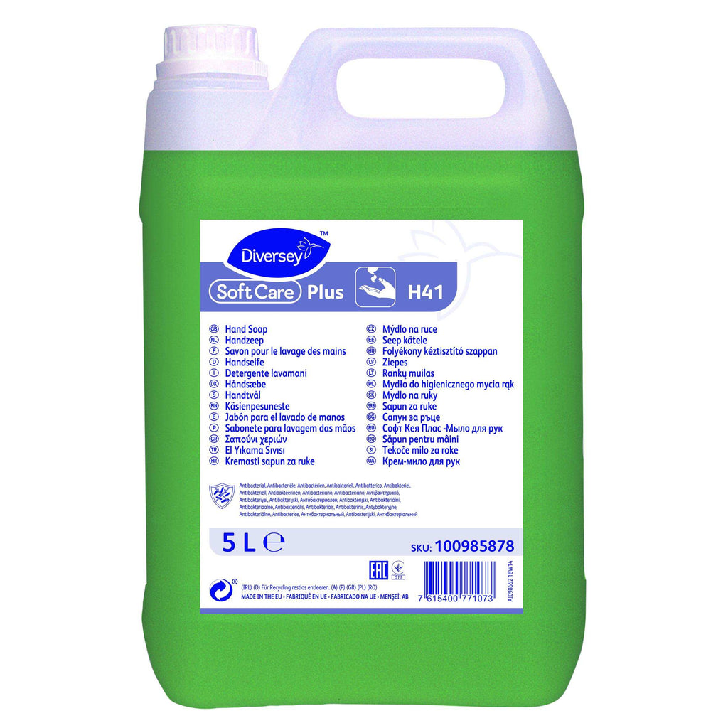2 x Diversey Soft Care Plus H41 Bac 5Lx2