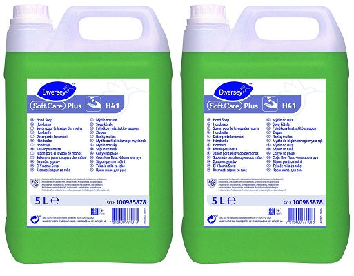 2 x Diversey Soft Care Plus H41 Bac 5Lx2