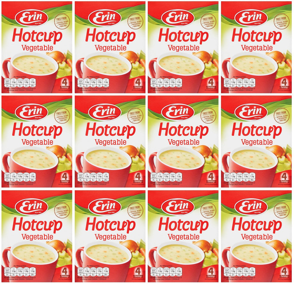12 x Erin Hotcup Original Vegetable 49G