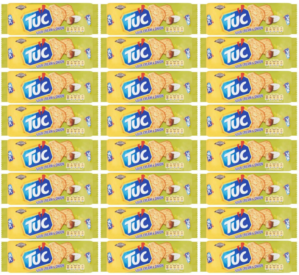 24 x Jacob's Tuc Sour Cream & Onion 100G