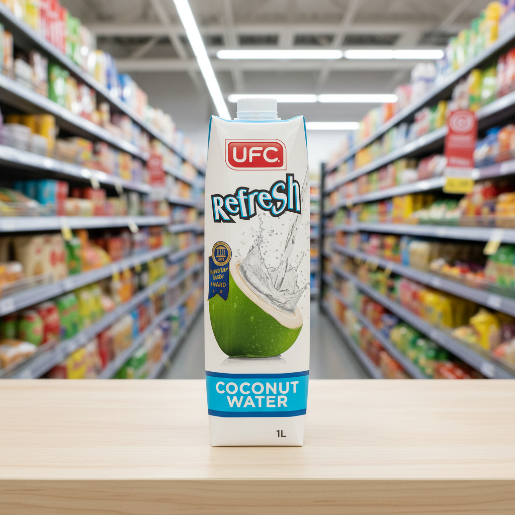 6 x Coconut Merchant UFC Coconut Water - 1ltr