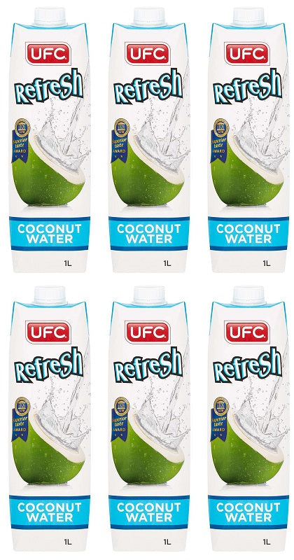 6 x Coconut Merchant UFC Coconut Water - 1ltr