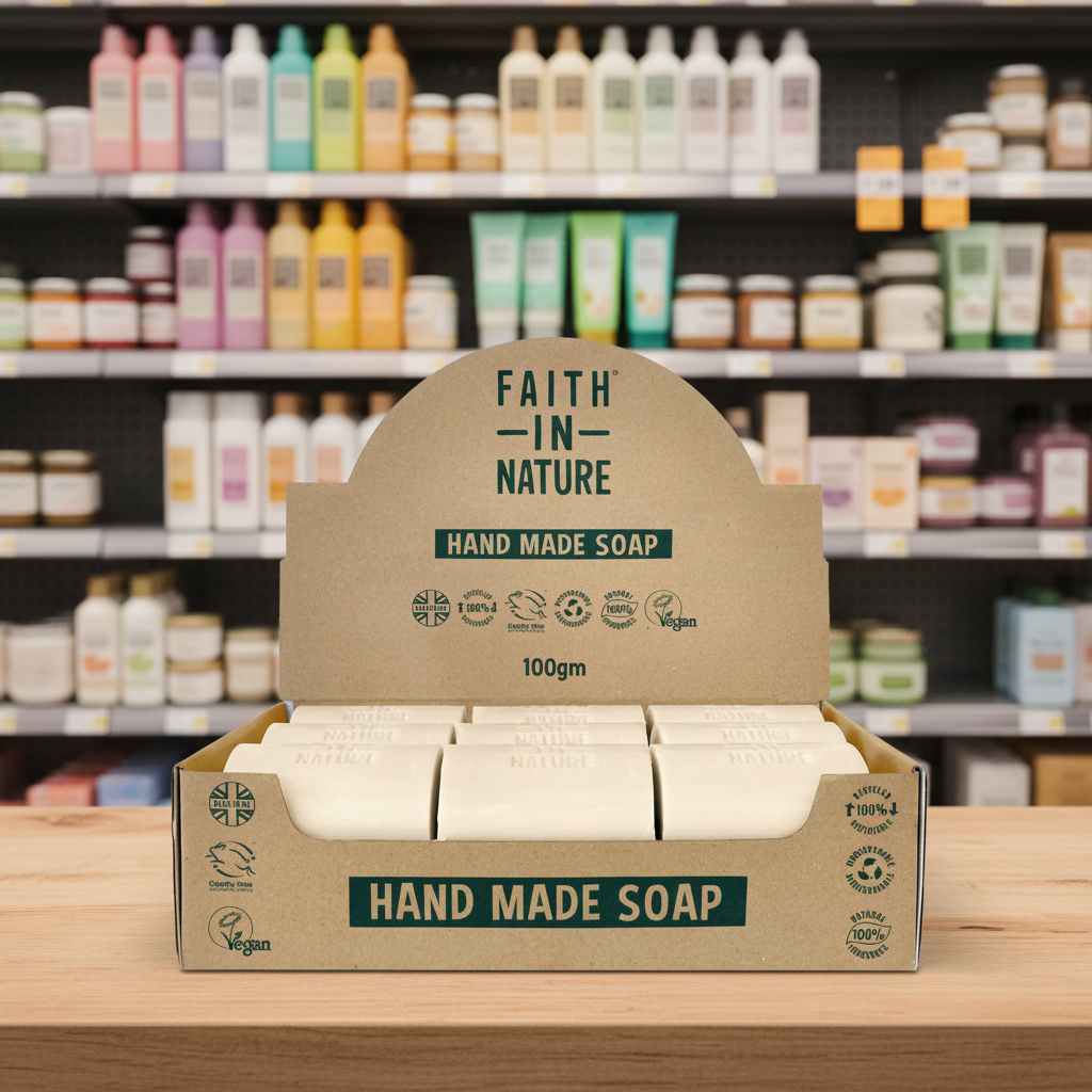 18 x Faith In Nature Lavender Soap Unpackaged - 100g