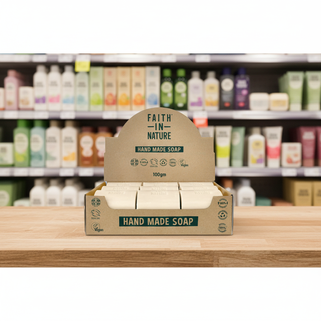 18 x Faith In Nature Lavender Soap Unpackaged - 100g