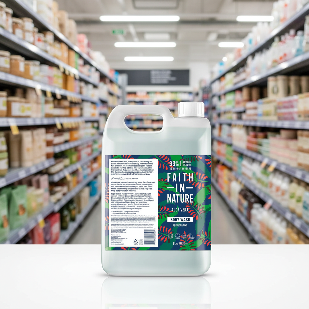 Faith In Nature Aloe Vera Body Wash - 5ltr