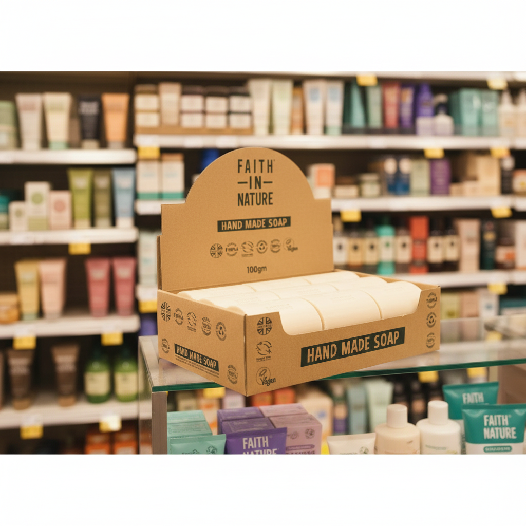 18 x Faith In Nature Coconut Soap Unpackaged - 100g